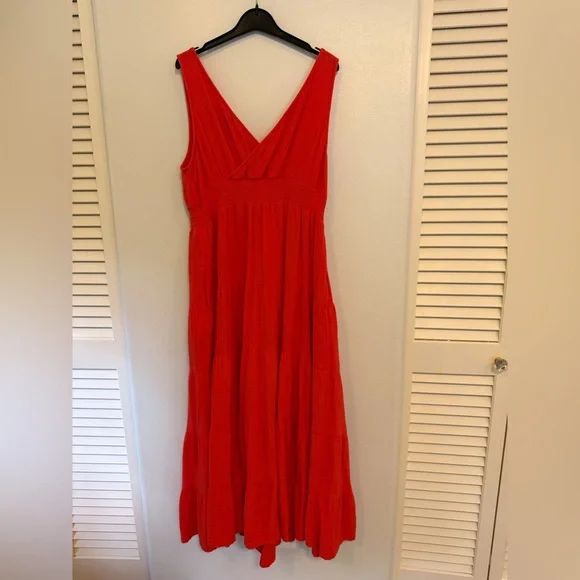 chinese dress ladies Universal Thread V-Neck Maxi Dress- Size L